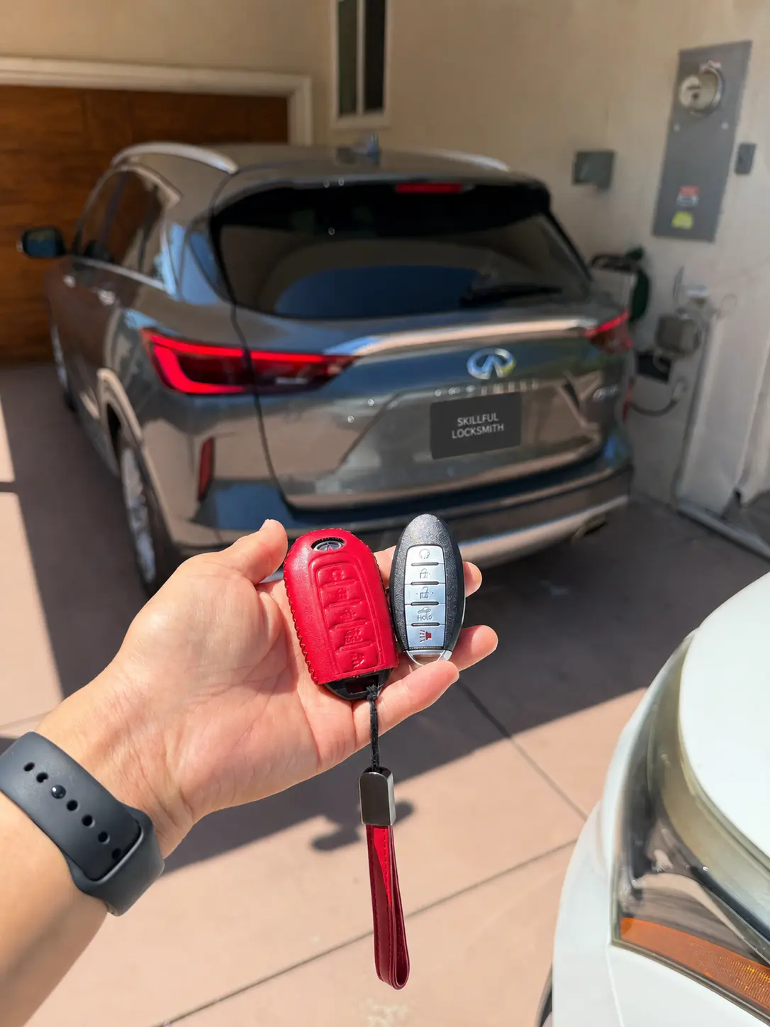 2020英菲尼迪QX50备用智能钥匙