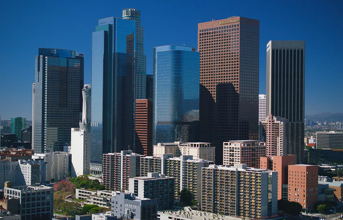 Downtown Los Angeles 城市地标实景
